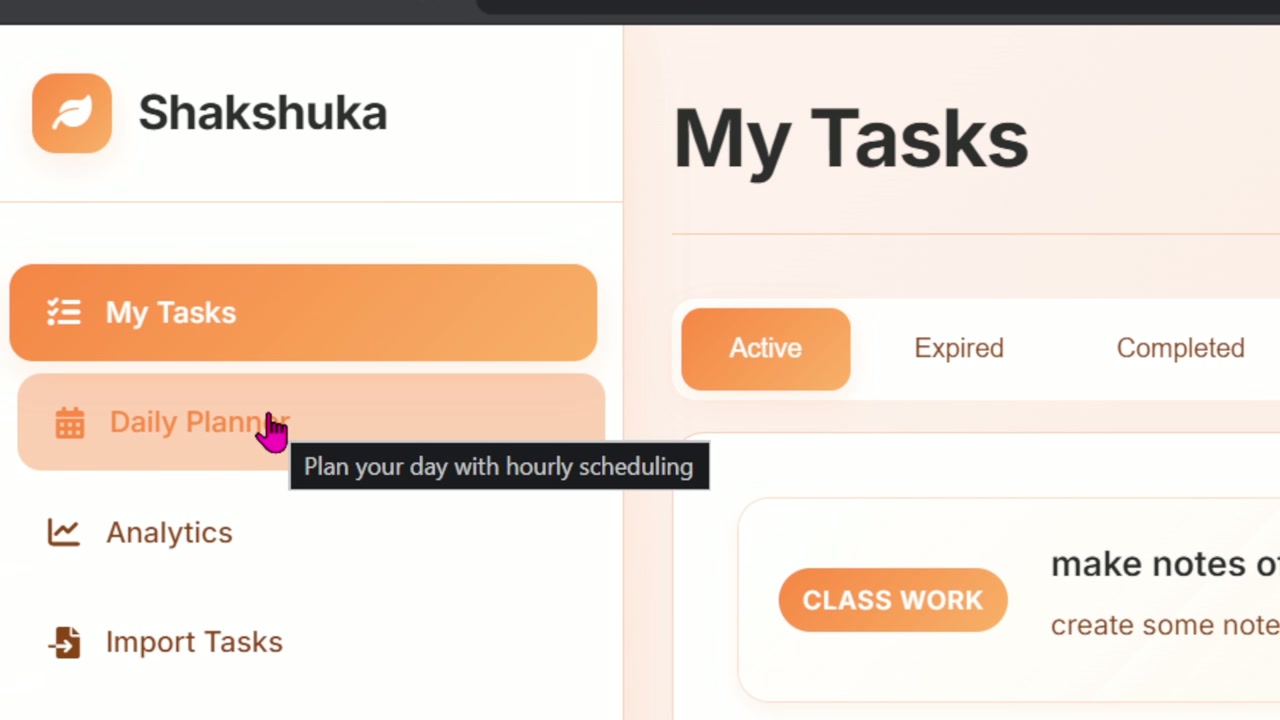 Video demonstration: Plan Your Day - Preview